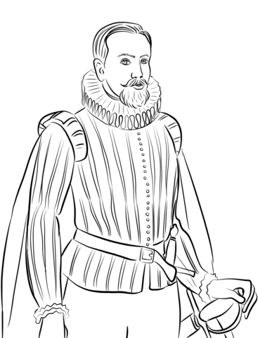 Henry Hudson Coloring Page